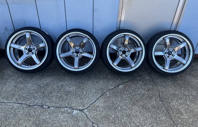 WORK EMOTION T5R 2P ブランドホイール タイヤ付き4本セットの買取実績